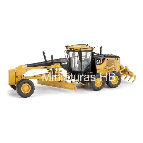 Miniatura Trator Motoniveladora 140m Norscot 1:50