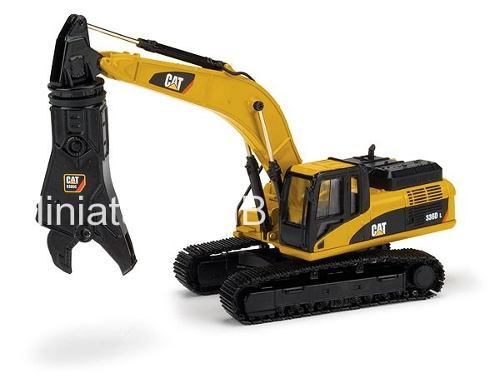 Miniatura Escavadeira Hidraulica 336dl Com Amassa Sucata1:50